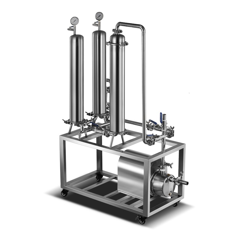 活性炭白酒过滤机滤酒器催陈机商用葡萄酒黄酒加厚不锈钢自酿提纯