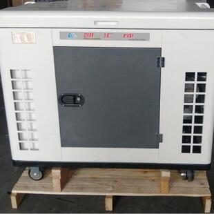 10KW单三相等功率配ATS静音型汽油发电机组KH12500E
