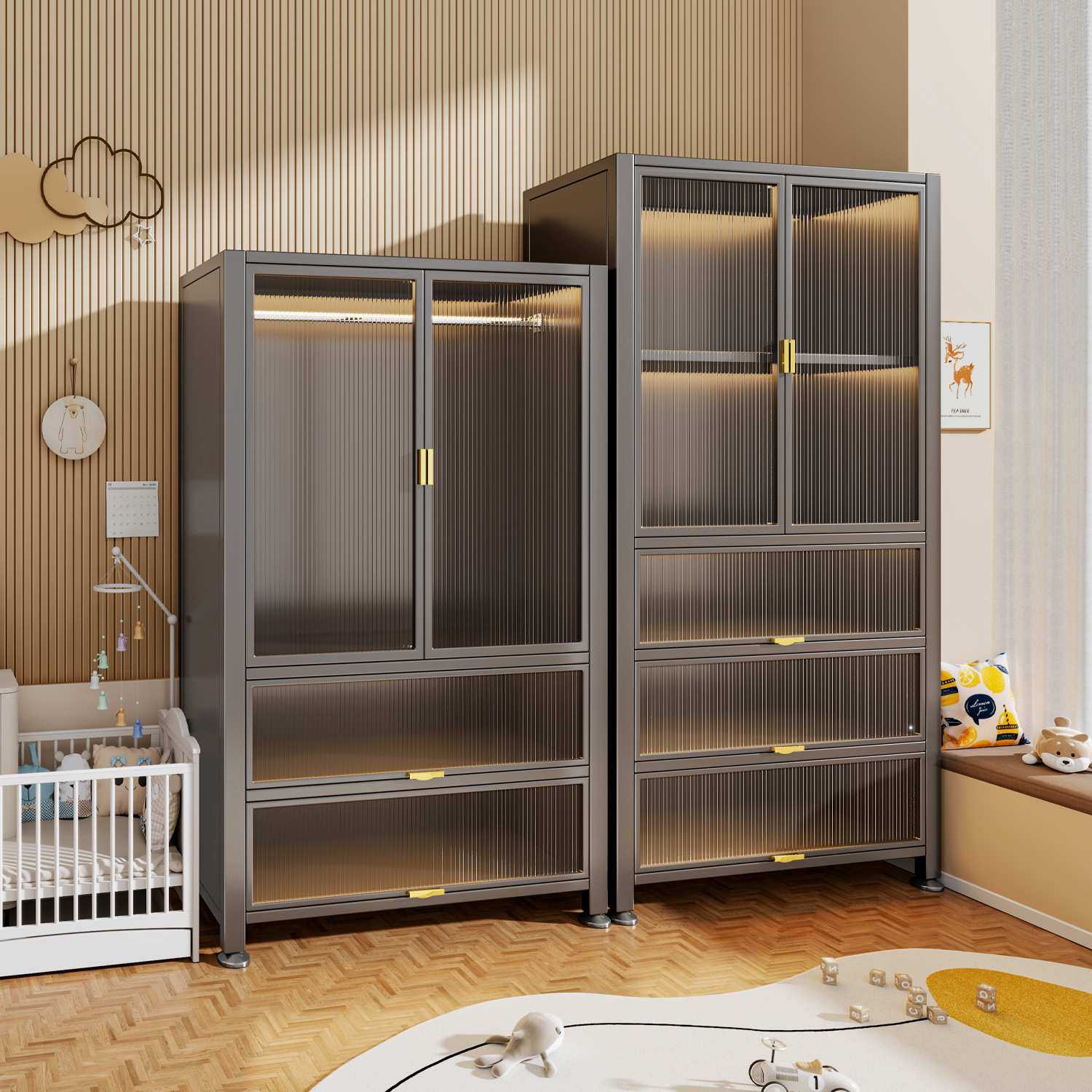 简易衣柜卧室家用出租房小型落地衣服收纳柜阳台防晒铁皮储物柜子,模玩/动漫/周边/娃圈三坑/桌游,模型制作工具/辅料耗材,淘宝优惠券,粉丝福利购,淘宝优惠卷