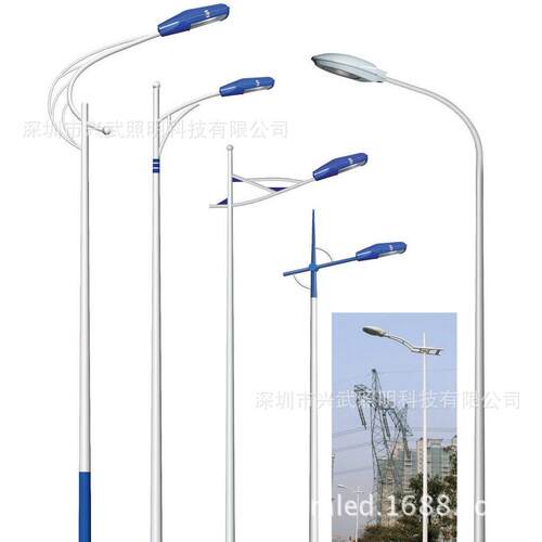 可调光LED路灯路桥街道广场隧道照明兴武智慧照明智能路灯杆灯柱