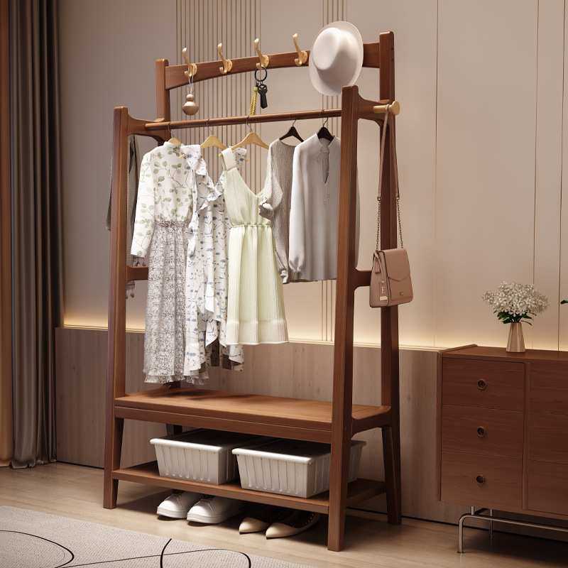 新款中式纯实木落地衣帽架家用卧室客厅挂衣架入户玄关收纳置物架,模玩/动漫/周边/娃圈三坑/桌游,模型制作工具/辅料耗材,淘宝优惠券,粉丝福利购,淘宝优惠卷