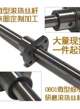 研磨螺母微型滚珠丝杆SFI01604 1605 1610 2004 2005 205T 2504