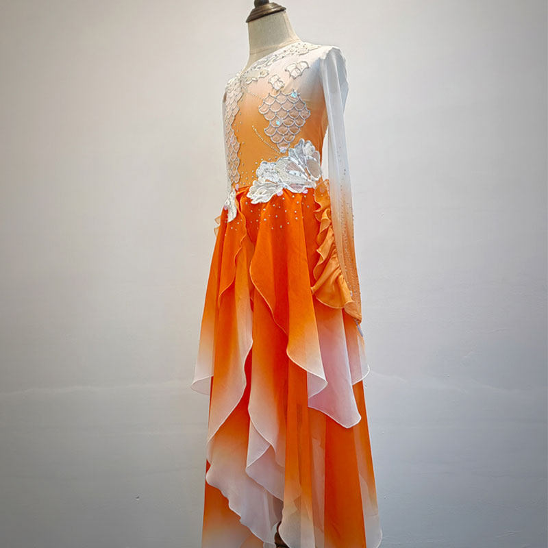 荃婉小舞蹈家少儿舞蹈演出服《灵鳞》桃李杯剧目表演服