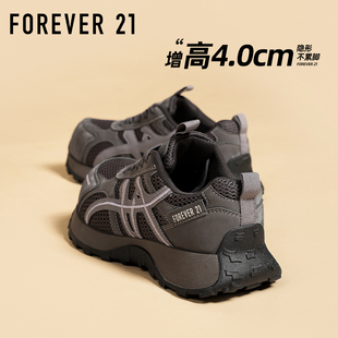 软厚底复古百搭小个子潮阿甘运动鞋 秋季 女2025新款 F21厚底老爹鞋