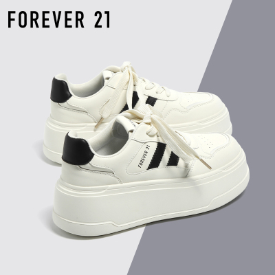 F21厚底增高6cm小白鞋女款