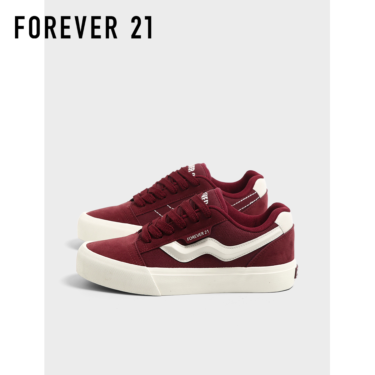 F21厚底面包板鞋女款2025新款