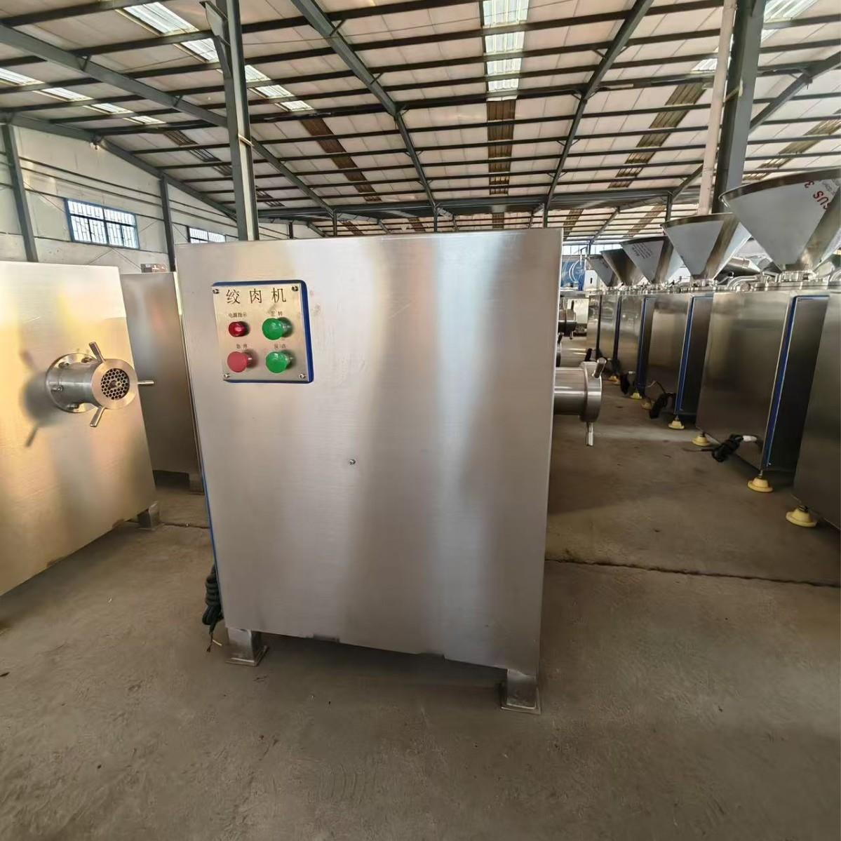带骨肉冻肉绞肉机商用灌肠绞肉配套设备鸡猪牛羊肉绞肉机肉泥