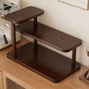 桌面置物架杯子收纳架子餐桌台面工位水杯咖啡杯茶具桌上小型杯架