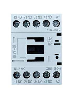 EATON/伊顿穆勒DILA-40C(110V50/60HZ)接触器式继电器XTRE10BC40