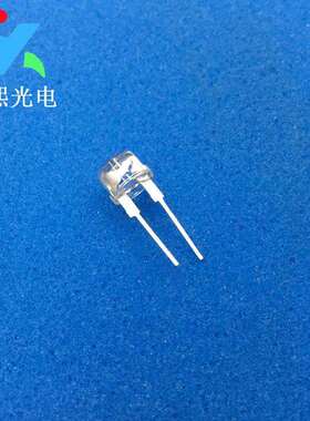 F8草帽0.5w蓝灯led灯珠发光二极管直插8mm蓝色灯珠蓝灯