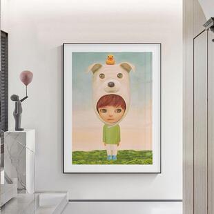 MayukaYamamoto山本麻友香卡通扮装男孩装饰画壁画儿童卧室挂画