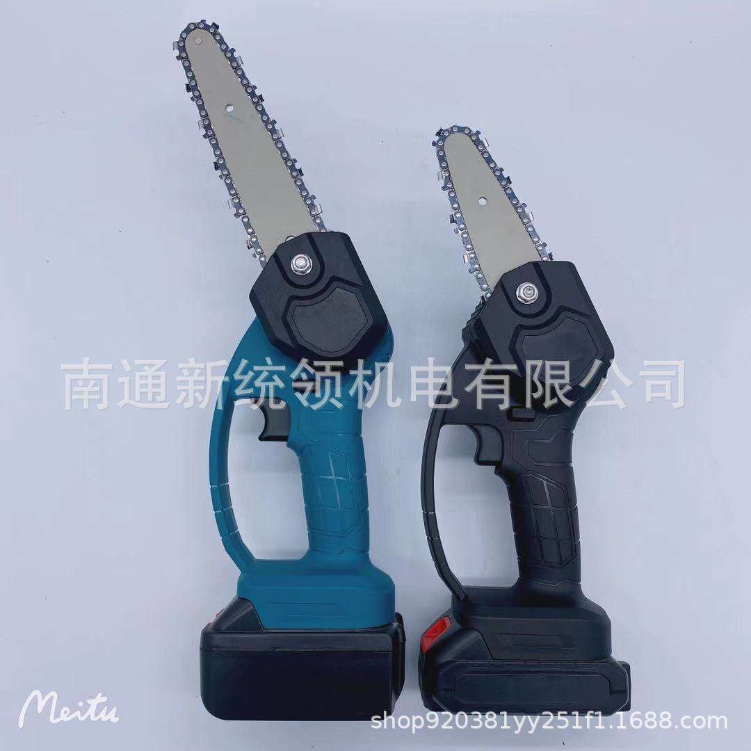 手持修枝锯充电式小型电动据木工单手电锯园林伐木迷你电锯