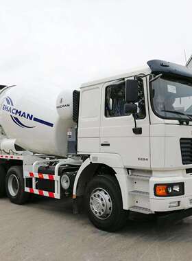 现货陕汽SHACMAN12方14方混凝土搅拌车6*4混凝土搅拌罐