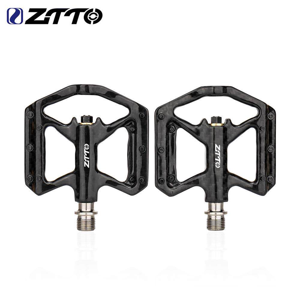 ZTTO碳纤维脚踏折叠车脚踏板山地公路自行车钛轴超轻脚蹬骑行配件
