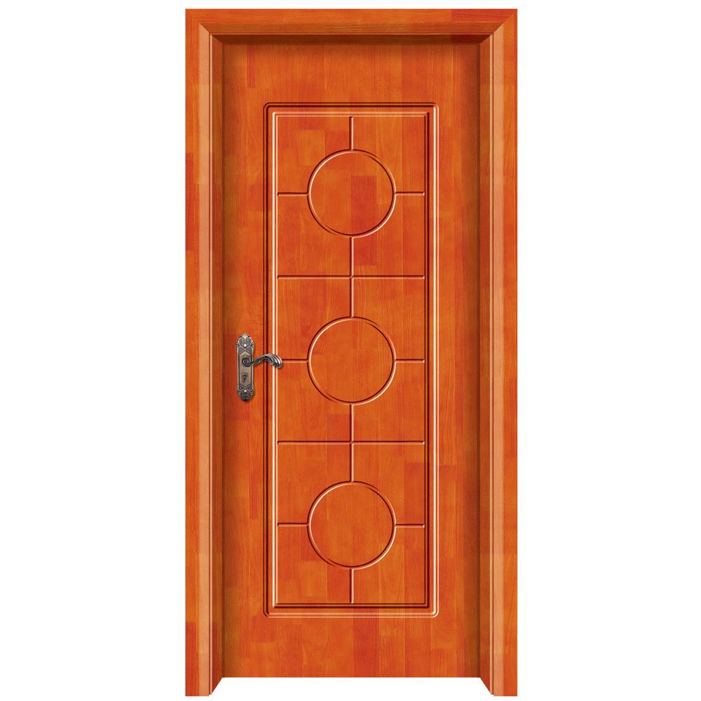 广东木门橡木平雕门齿接橡木门木门