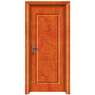 广东木门橡木平雕门齿接橡木门木门