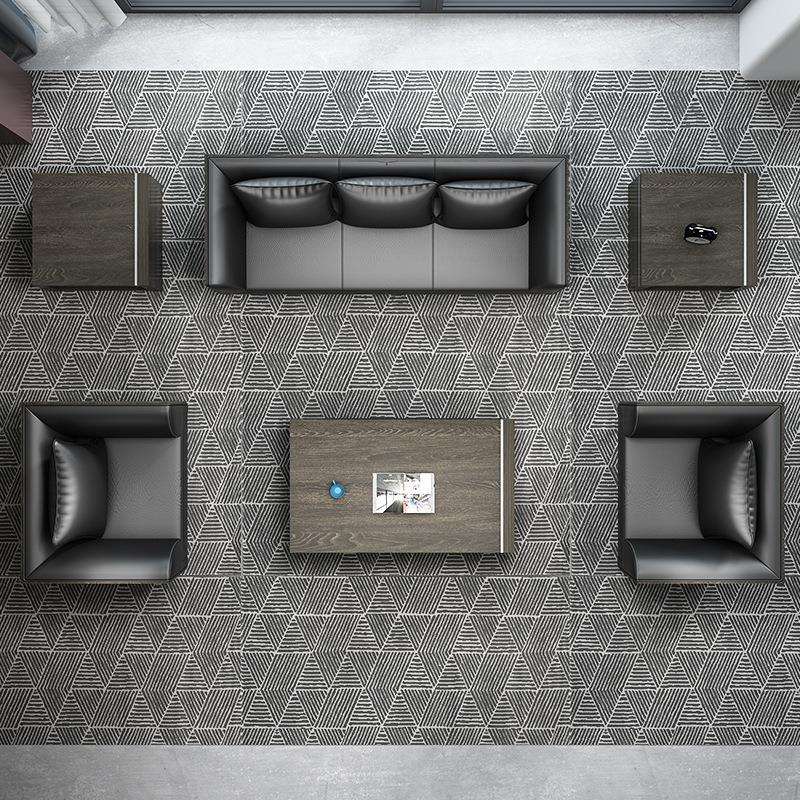 现代简约板式办公沙发会客休息接待沙发商务沙发茶几