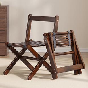 折叠小凳子便携成人竹子加厚老人马扎浴室旅游儿童小板凳