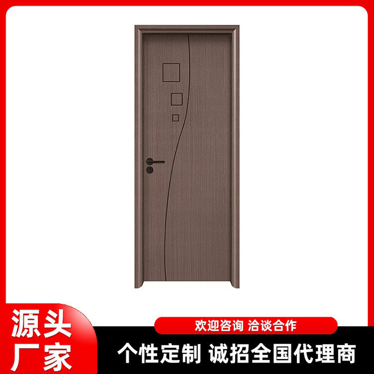木塑门防水防潮家用平开套装卧室门隔音树脂房间门wpc卫生间木门