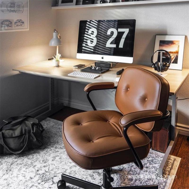 Yla电脑椅办公椅可旋转简约风椅子中古风久坐舒适可升降书桌学习