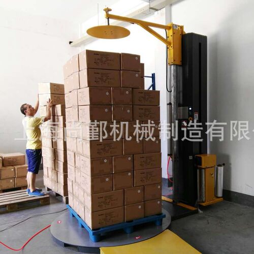 深圳缠绕机 纸箱栈板绕膜 托盘缠绕机 压顶裹包机 有现货
