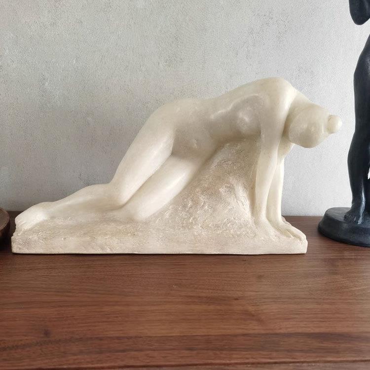 轻奢苏醒中古艺术家人像雕塑摆件服装店民宿客厅书房家居装饰品