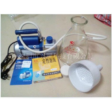 实验室真空抽滤装置XL-2500布氏漏斗+2500ml抽滤瓶+胶管+真空泵