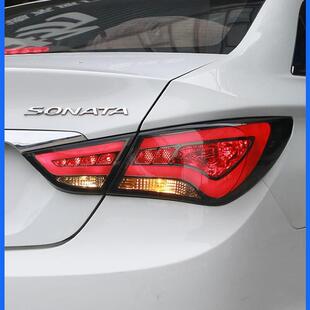 索纳塔八代尾灯总成11-15款索八改装led行车灯刹车灯尾灯总成