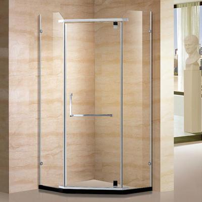 热销爆款304不锈钢淋浴房转轴钢化玻璃掩门简易淋浴隔断S7027