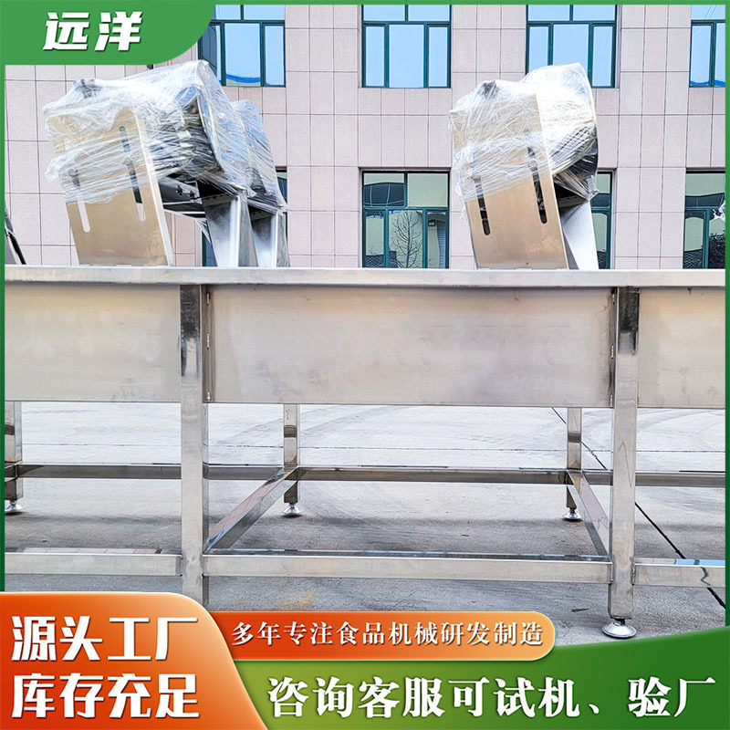 果蔬多功能去泥清洗风干流水线