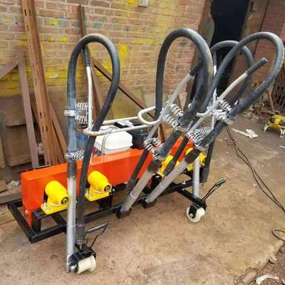 铁路用一拖四内燃软轴捣固机高频捣鼓镐ND-4.2×4型内燃捣固镐