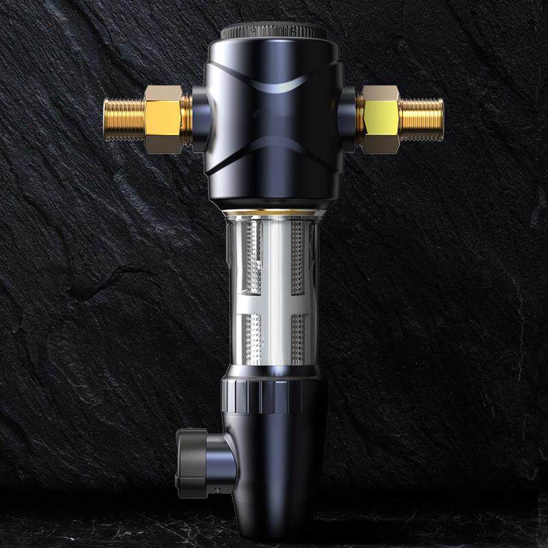 高端铜前置过滤器实时水压监测反冲洗全屋净水前置过滤器