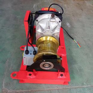 小型电动绞磨机空中索道运输拉木头拉树轻便柴油卷扬机台式绞磨