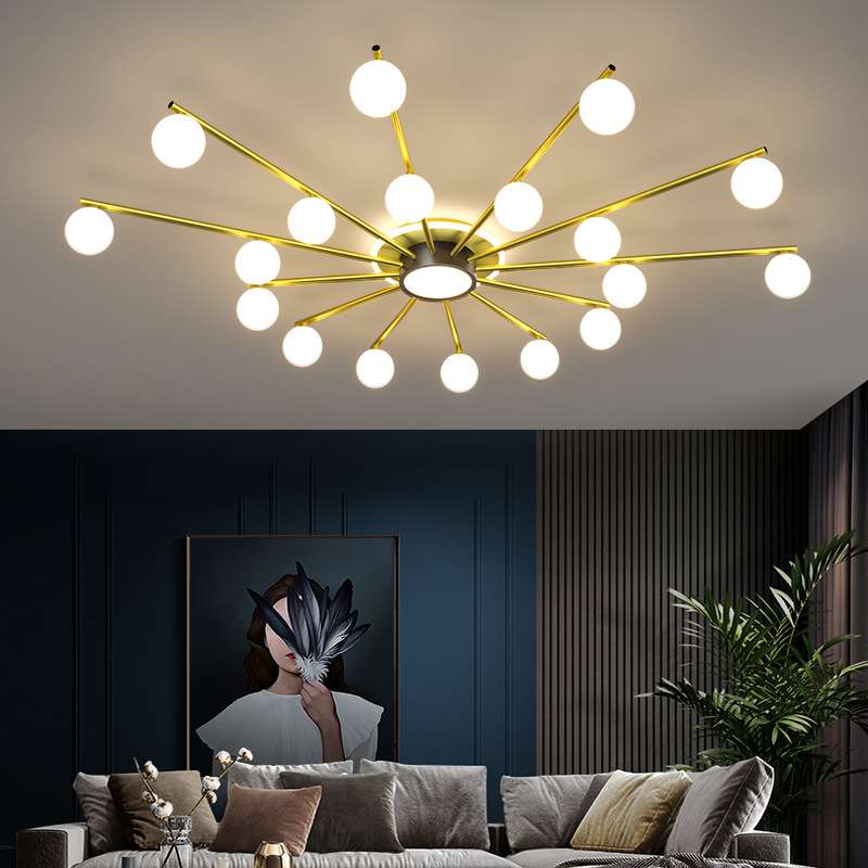 22年新款大厅大灯创意卧室大气吊灯LED吸顶灯简约现代客厅餐厅灯