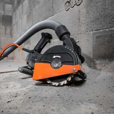 德国RHODIUS罗迪斯墙槽机RH403S石材切割机墙面管道开槽机铣槽机