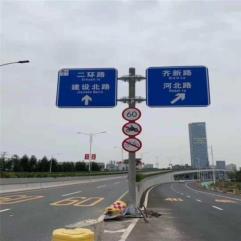 粤盾 标志杆 交通标志牌杆件 F杆八角杆支持自定义