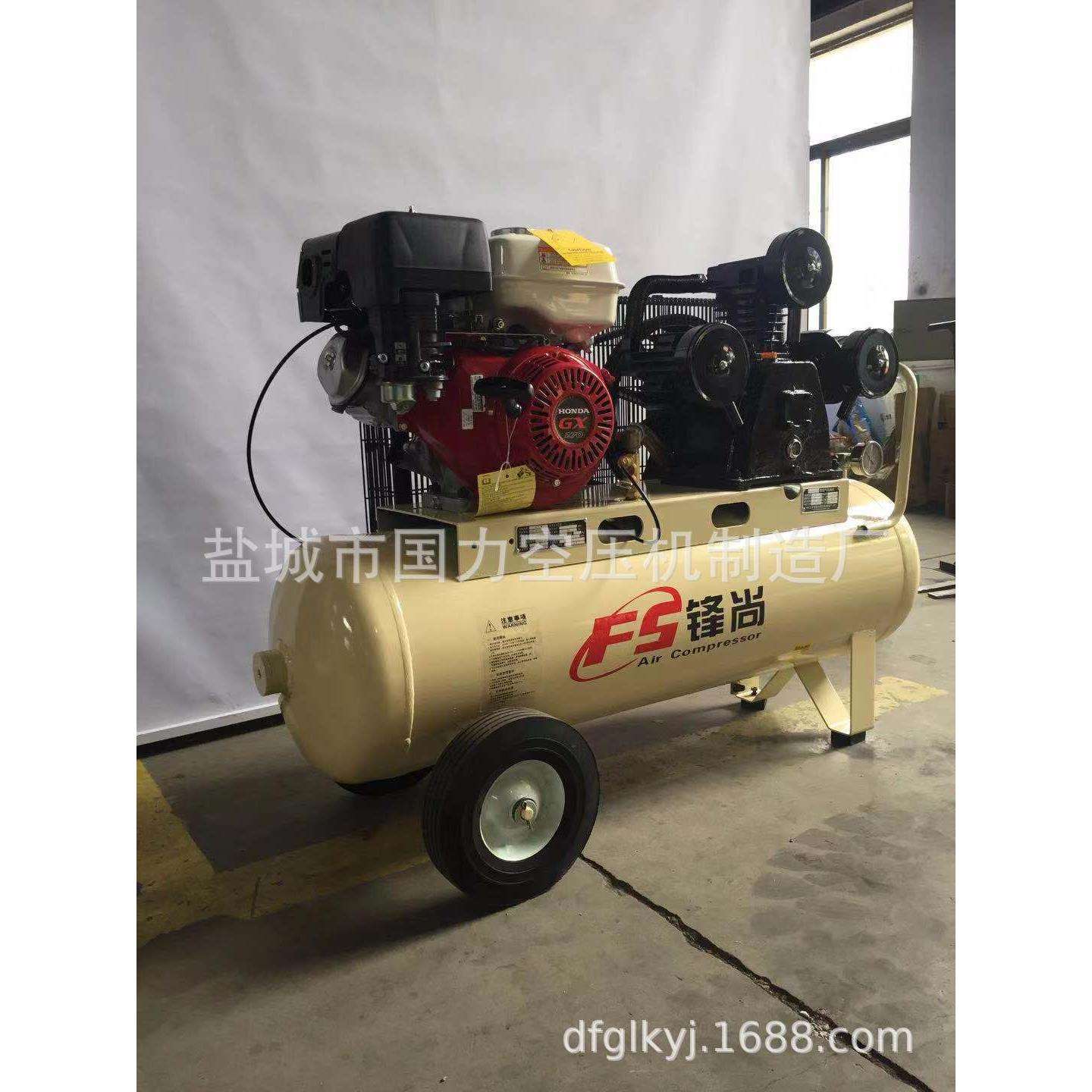 直销W-0.77/8汽油动力空气压缩机