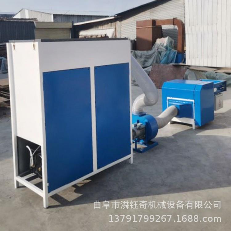 双口沙发抱枕充装机公仔棉化纤棉开松机高密儿童玩具充棉机