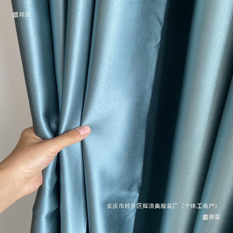 工厂直销加厚阳台外贸成品飘窗布隔热全遮光窗帘避光窗帘北欧简约