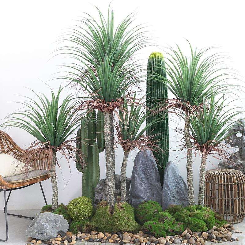 新款仿真龙血树室内大型绿植盆栽客厅落地盆景室内装饰仿真树假树