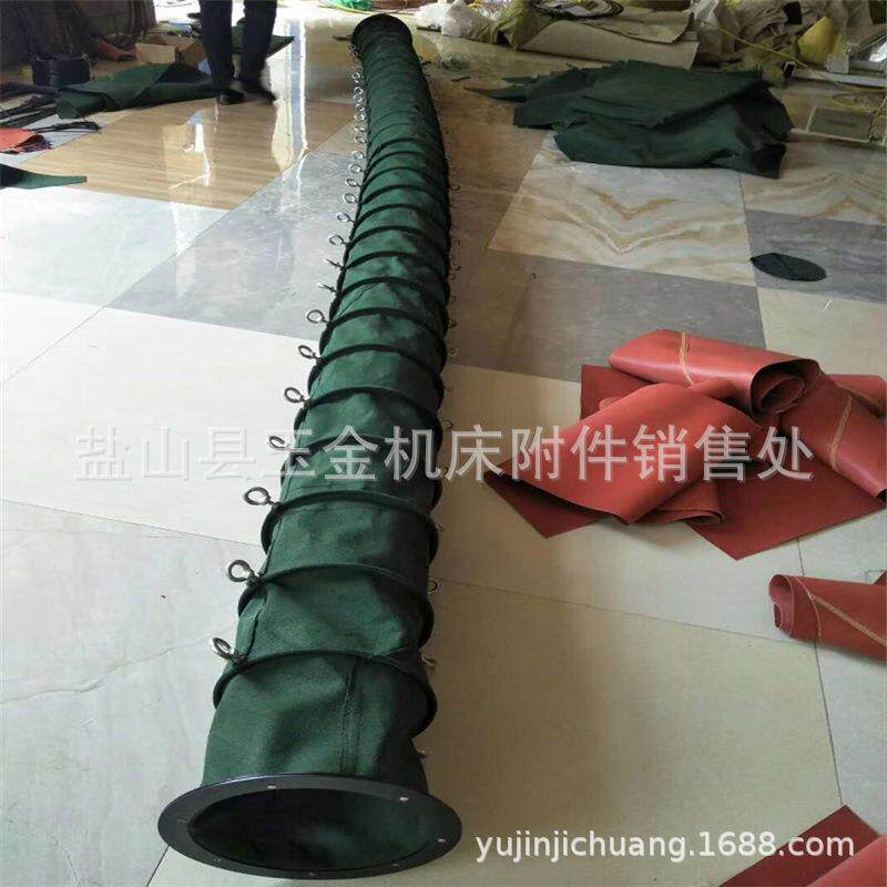 圆形/方形加工帆布软连接伸缩式风机软连接吸风排风专用柔性软管