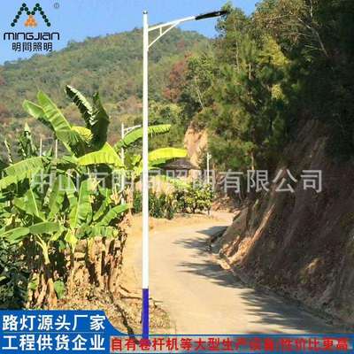 LED路灯灯头户外工程照明6米40W单臂道路灯LED路灯灯杆