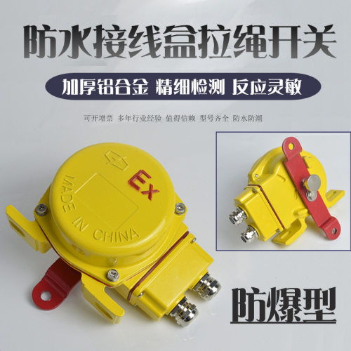 手自一体防爆拉绳开关KLT2-II HFKLT2-11输送带紧急停保护开关