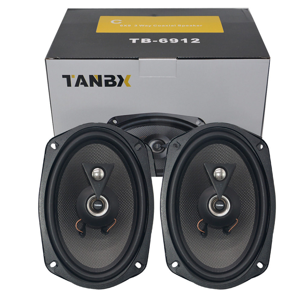汽车喇叭TANBK同轴全频车载专用双路音响6寸改装重中高低音炮6X9
