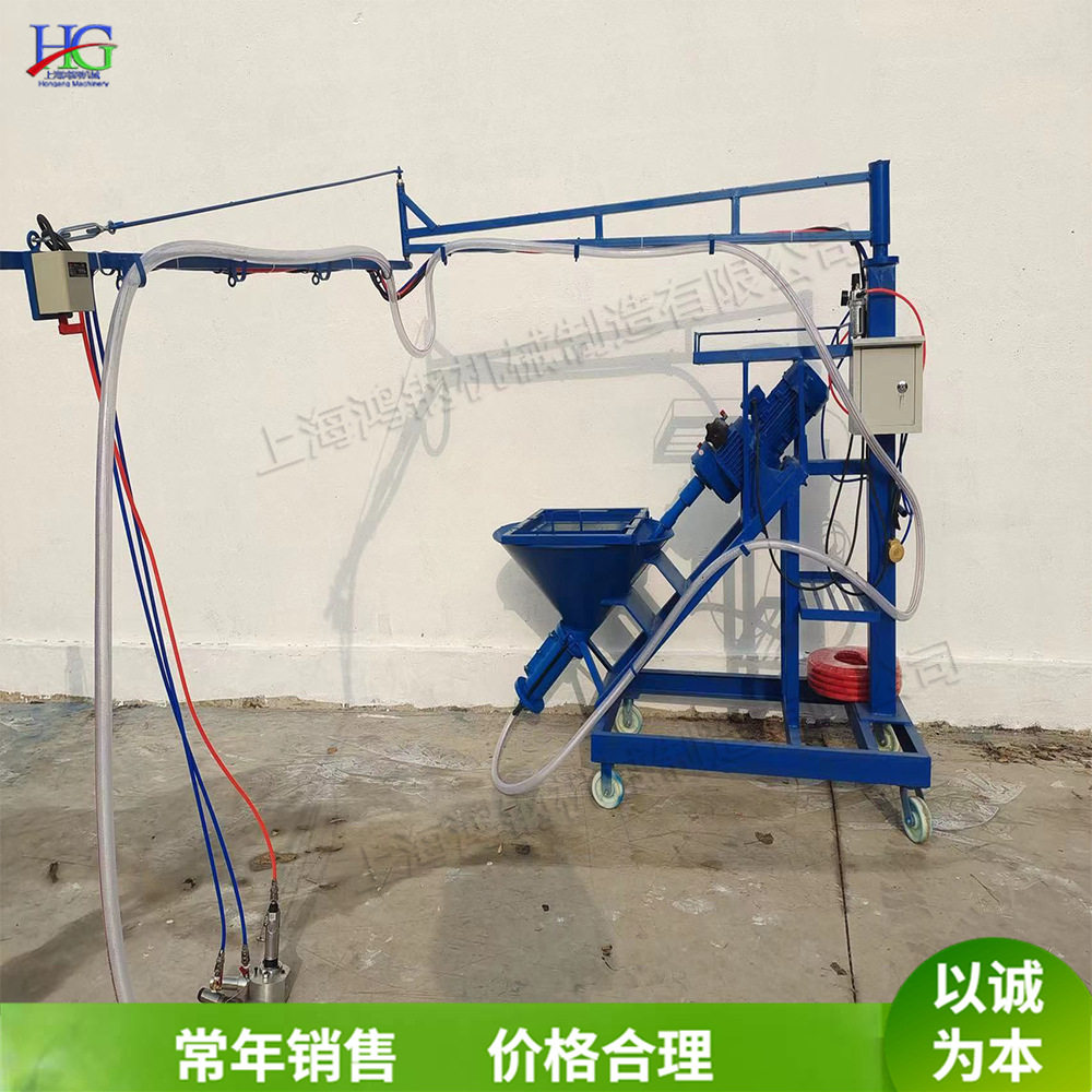 建筑工地砂浆腻子喷涂机玻璃纤维丝喷浆机装修保温材料喷料机