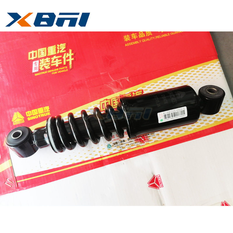 811W41722-6023 汕德卡C7H C9H 豪沃TX7驾驶室前悬螺旋弹簧减振器