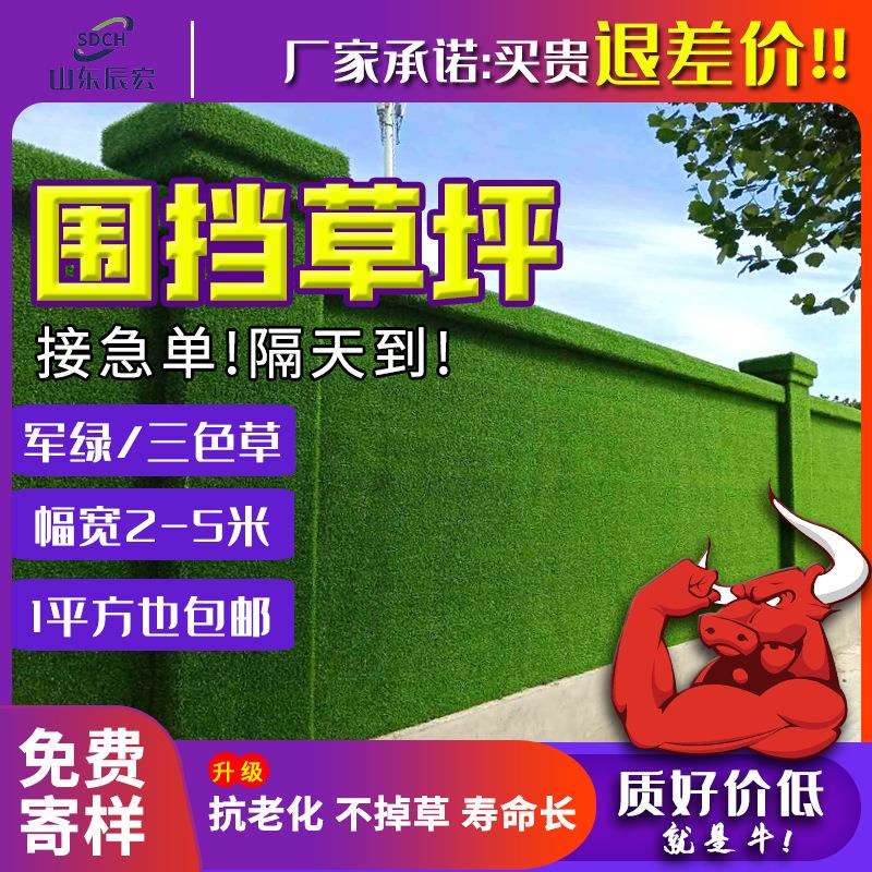 仿真草坪质保场地草坪工程围挡室外楼顶幼儿园人造草坪