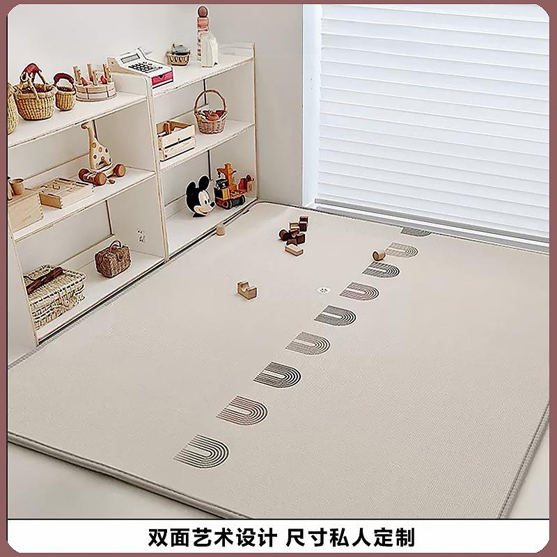 xpe卷筒式婴儿家用游戏地垫2cm加厚布面儿童爬爬垫