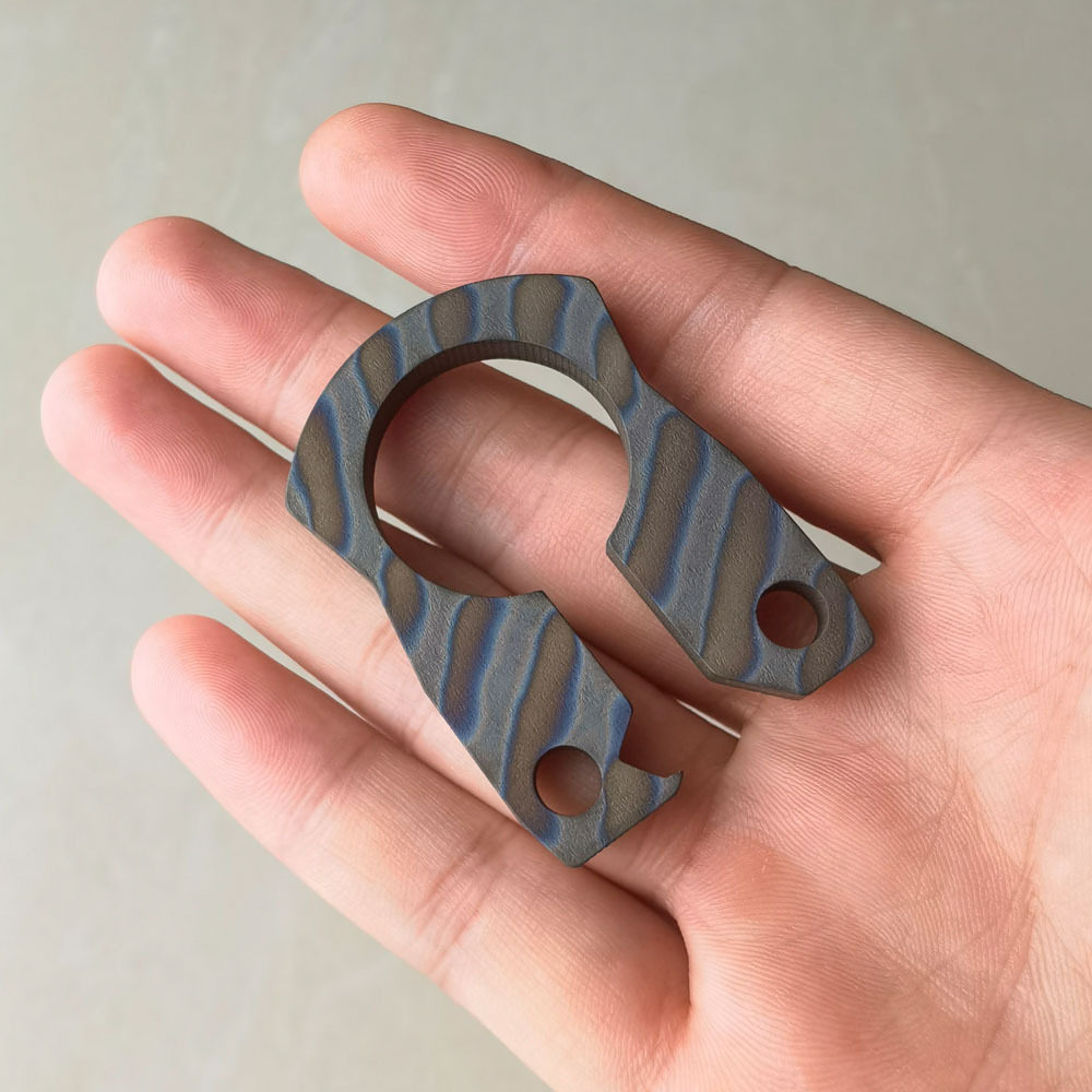 同款防身钛合金指虎单指扣用品