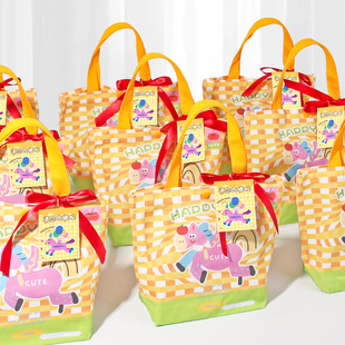 阿卷家满月伴手礼马宝宝诞生百日宴回礼山姆喜饼生日十周岁礼品袋